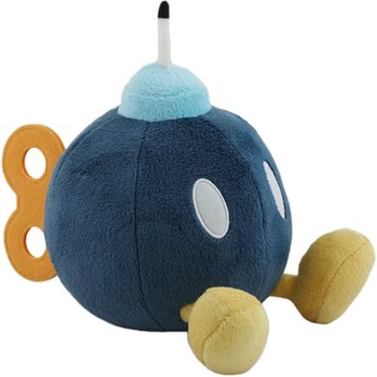 Bob-Omb Super Mario Bros Pluche Knuffel 25 cm [Bowser Toad Luigi Peach Yoshi Donkey Kong Plush Toy | Speelgoed knuffeldier knuffelpop voor kinderen jongens meisjes | Mario Odyssey, Mario Party, Nintendo]